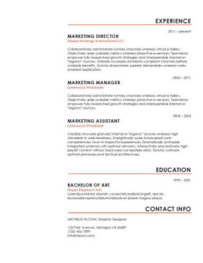 chronological resume definition format layout 103 definition of chronological resumes