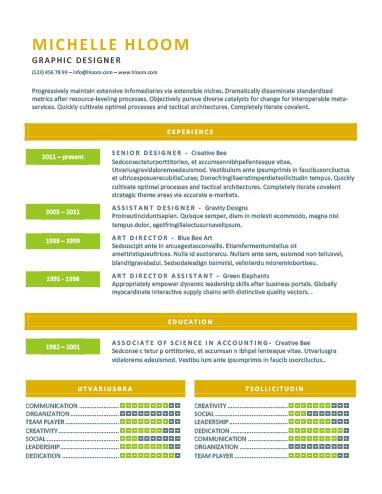 senior designer resumes