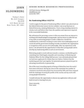 plain text cover letters