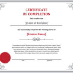 sample certificate of acceptance