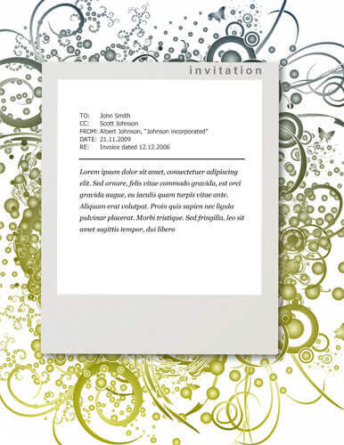 Free Business Invitation Templates Word