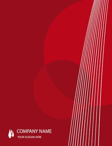 red background abstract template