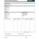 free proforma invoice