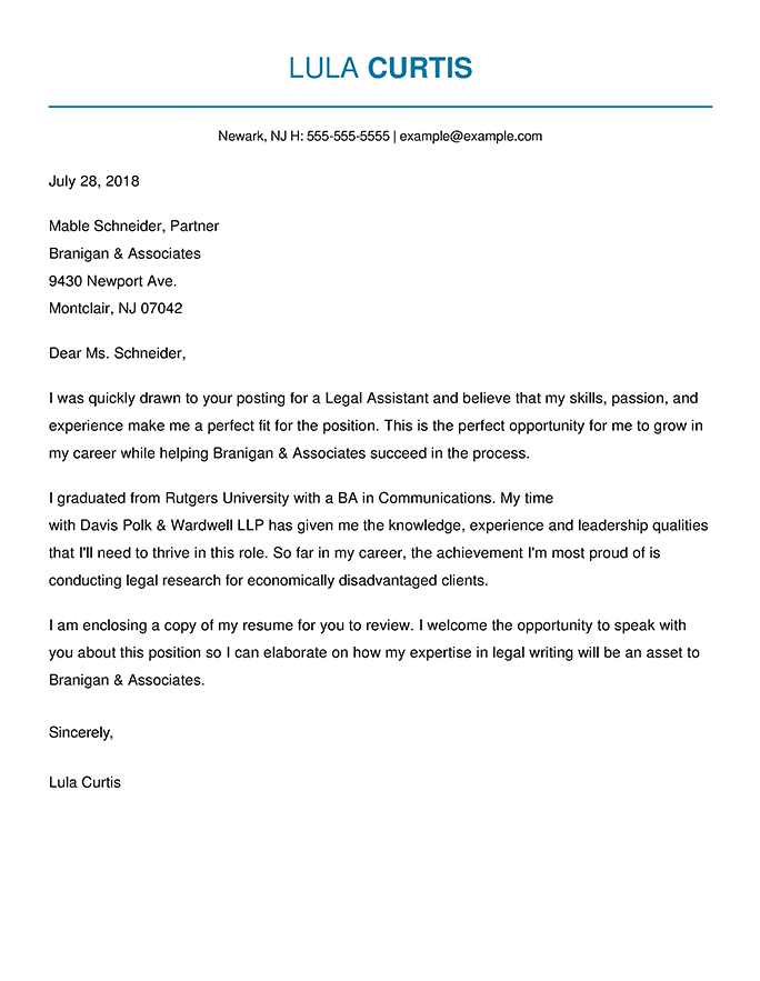 Physical Therapist Assistant Cover Letter from www.hloom.com