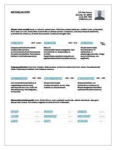 modern resume templates 64 examples free download