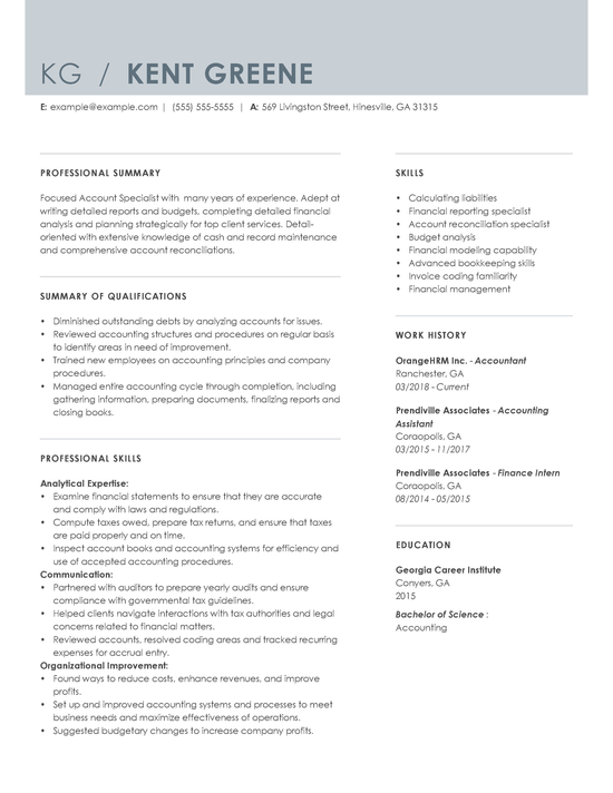 2019's Best Resume Examples for Every Industry | Hloom