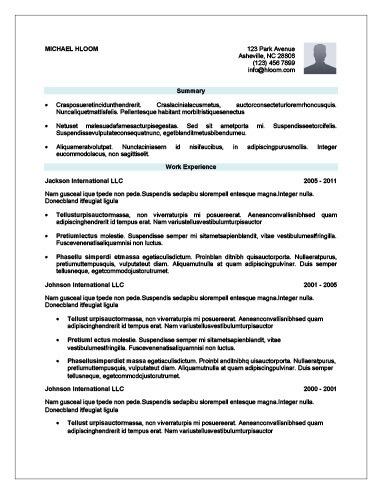 classic resume