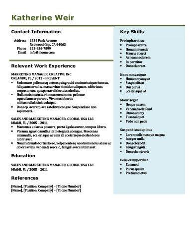 modern resume templates 64 examples free download