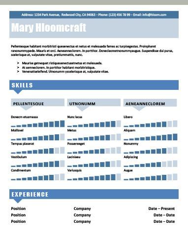 17 infographic resume templates free download