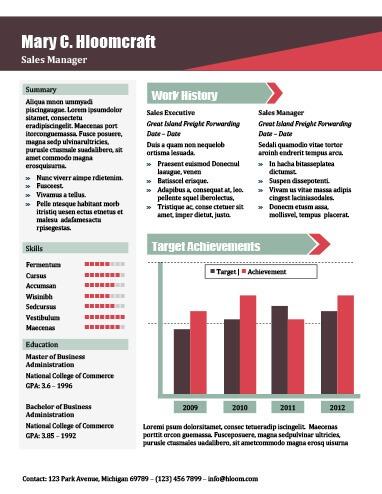 17 infographic resume templates free download