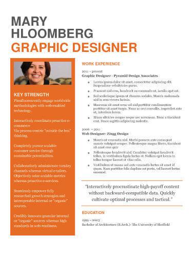 modern resume templates 64 examples free download