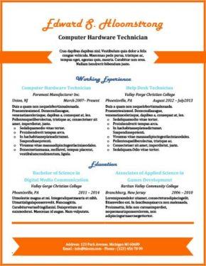 chronological resume definition format layout 103 modern resume builder free
