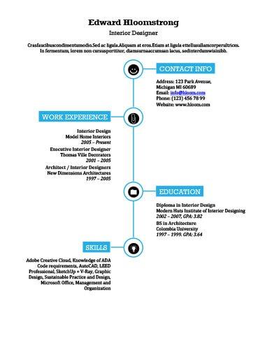 Icon Fun Resume Template