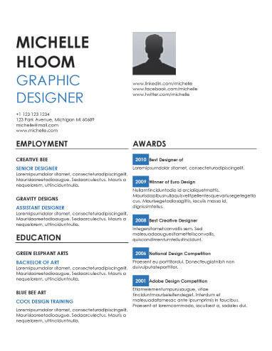 simple resume templates 75 examples free download