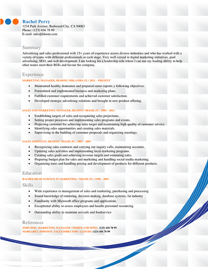 66 Modern Resume Templates Writing Tools And Tips Hloom