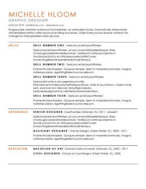 Top 10 Best Resume Templates Ever Free For Microsoft Word