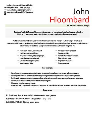 simple resume templates 75 examples free download