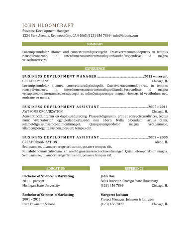 modern resume templates 64 examples free download business resumes templates