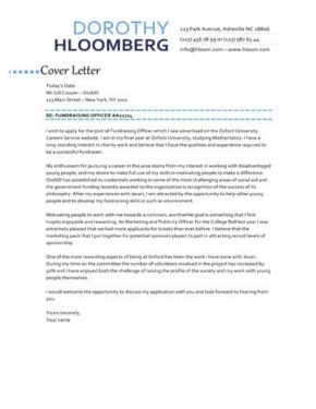 cover letter signing off