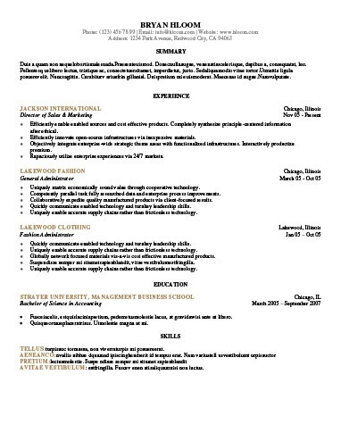 Out of the Box Resume Template
