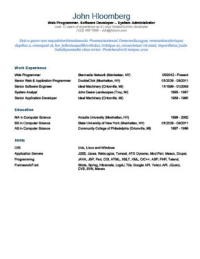 ats friendly resume templates format 27 samples