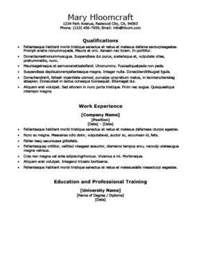 ats friendly resume templates format 27 samples
