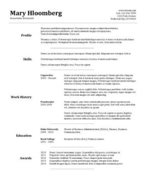 Best Cv Template