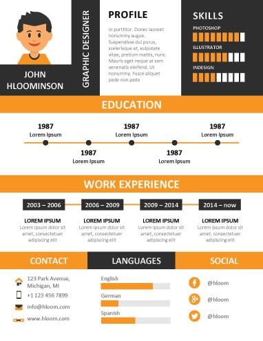 17 Infographic Resume Templates [Free Download]
