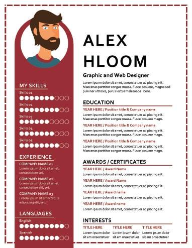 17 Infographic Resume Templates Free Download