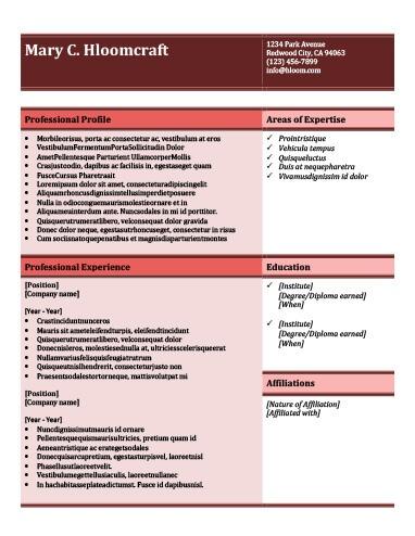 modern resume templates 64 examples free download