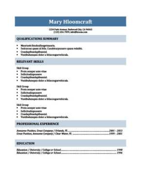functional resume definition format layout 60 examples