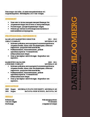 modern resume templates 64 examples free download