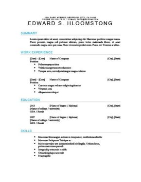 chronological resume definition format layout 103 examples how to make a chronological resume