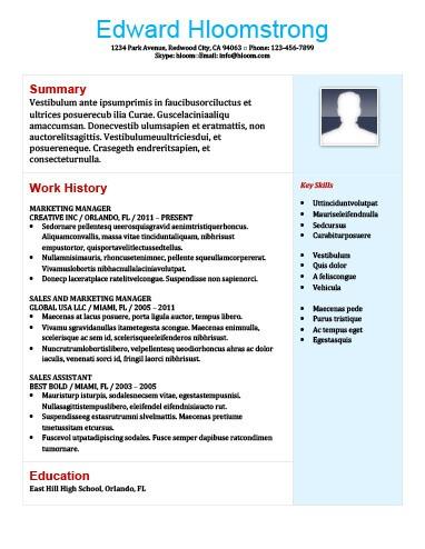 22 contemporary resume templates free download