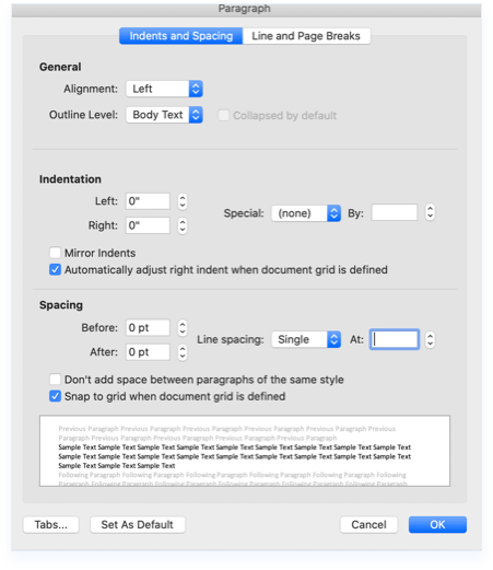 Default Article Template