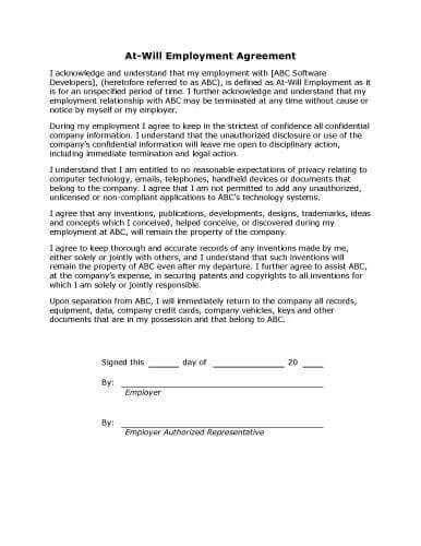 31 Sample Agreement Templates In Microsoft Word Hloom