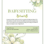 babysitting posters ideas