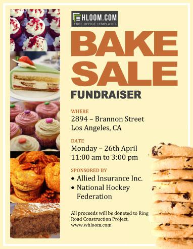 12 Bake Sale Flyer Templates Free Printable Templates Hloom Com