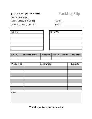 Basic Waybill in Word