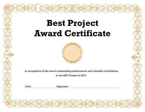 Recognition Certificate Template Word from www.hloom.com