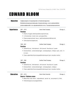 free resume builder easy