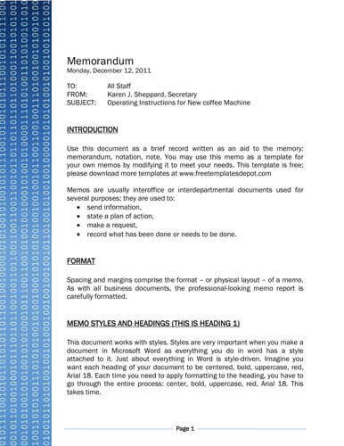 Legal Memo Template Microsoft Word from www.hloom.com