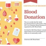 Blood Donation Certificate