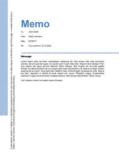 Free Memo Template Word from www.hloom.com