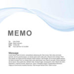 Blue waves memo letter example