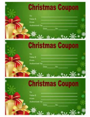 21 Printable Christmas Coupons  Download for Free