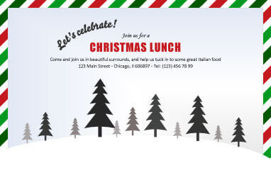 Christmas Lunch Invitation