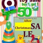 Christmas Toy Sale christmas flyer template