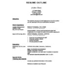 5 customizable resume outline templates and worksheets