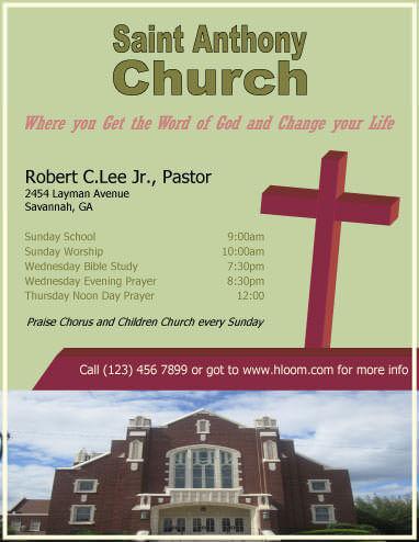 12 Free Flyers To Promote Church Events Download Hloom